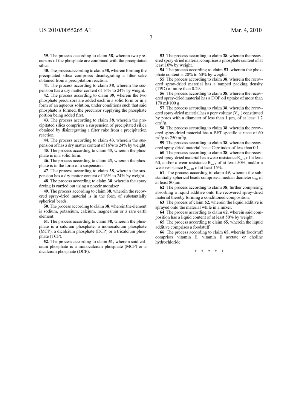 COMPOUND CONSISTING OF PRECIPITATED SILICA AND PHOSPHATE AND USE THEREOF AS NUTRIENT INTAKE LIQUID SUPPORT AND AS ANTICAKING AGENT WITH NUTRIENT INTAKE - diagram, schematic, and image 08