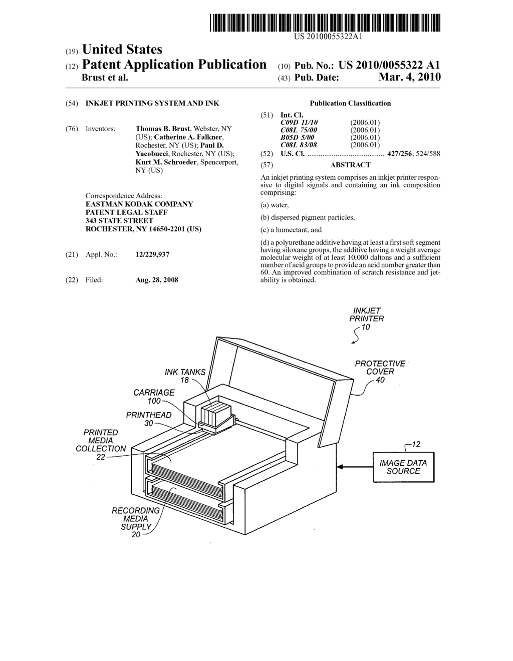 Inkjet printing system and ink - diagram, schematic, and image 01