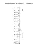 METHOD AND APPARATUS FOR MANUFACTURING LAMINATE FLOOR PANELS COMPRISING A CORE CONTAINING WOOD/PLASTIC COMPOSITE, AS WELL AS SUCH PANELS diagram and image