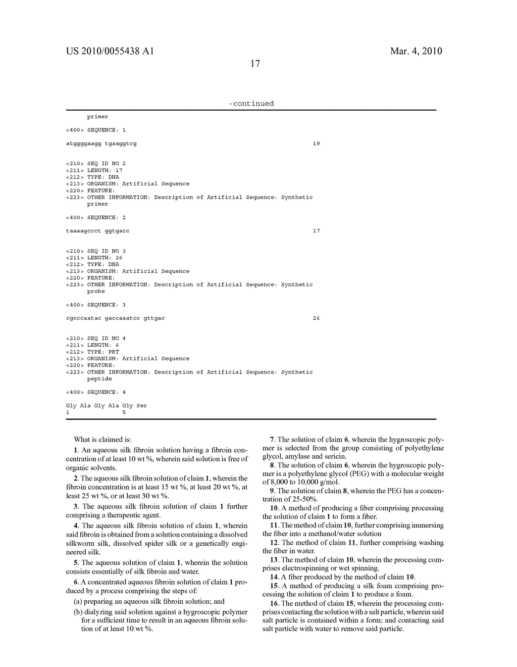 CONCENTRATED AQUEOUS SILK FIBROIN SOLUTION AND USE THEREOF - diagram, schematic, and image 30