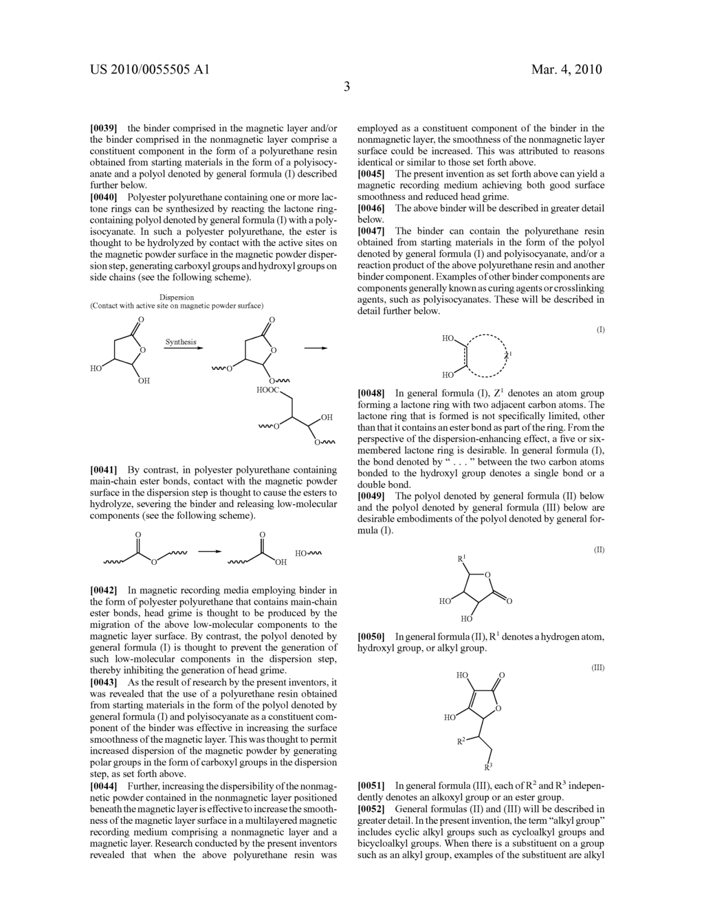 MAGNETIC RECORDING MEDIUM, BINDER FOR MAGNETIC RECORDING MEDIUM, AND POLYURETHANE RESIN - diagram, schematic, and image 04