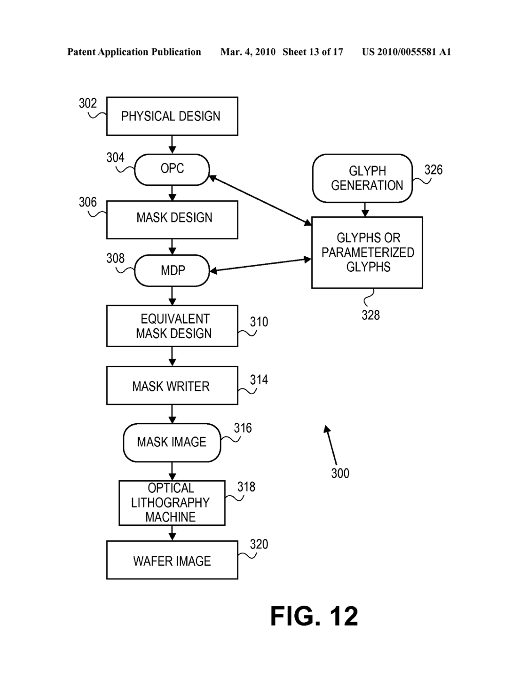 METHOD FOR DESIGN AND MANUFACTURE OF A RETICLE USING VARIABLE SHAPED BEAM LITHOGRAPHY - diagram, schematic, and image 14