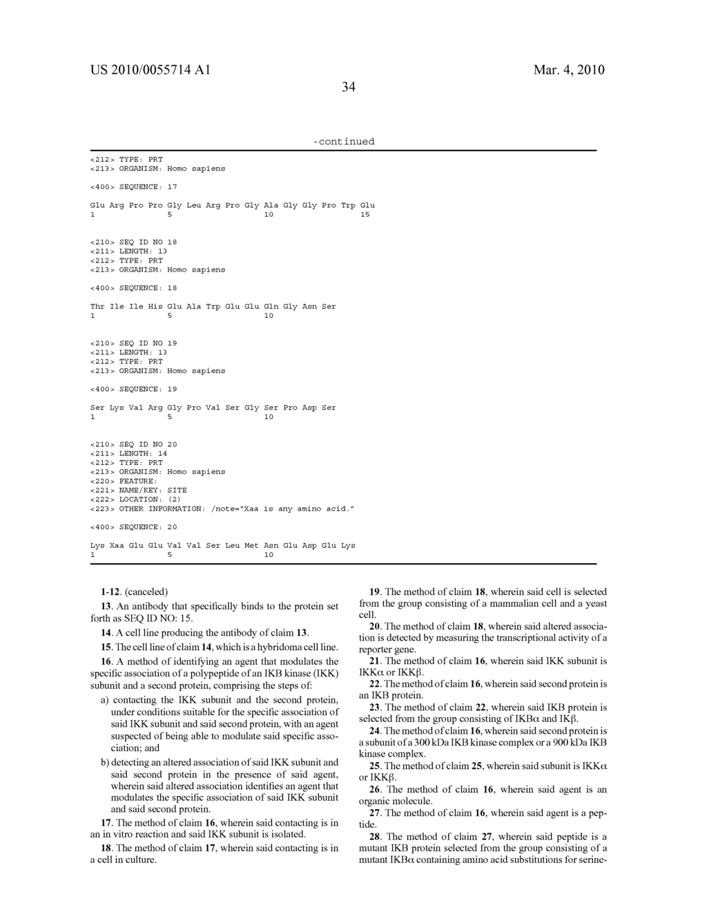 IKB kinase, subunits thereof, and methods of using same - diagram, schematic, and image 40