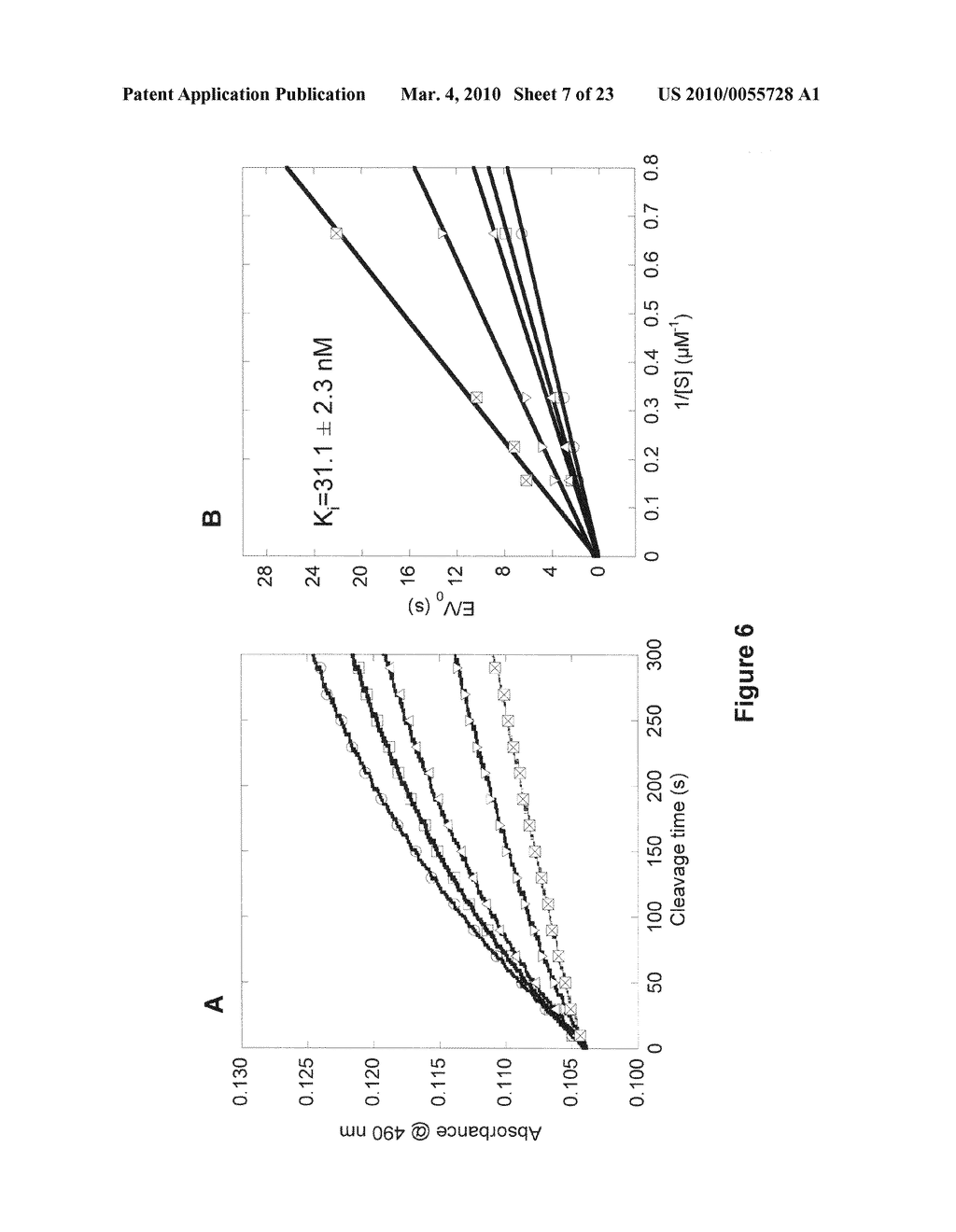 ENZYME SENSORS, METHODS FOR PREPARING AND USING SUCH SENSORS, AND METHODS OF DETECTING PROTEASE ACTIVITY - diagram, schematic, and image 08