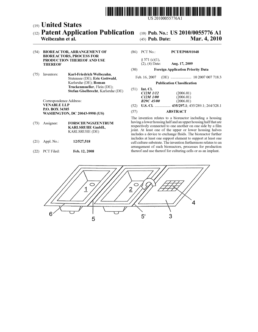 BIOREACTOR, ARRANGEMENT OF BIOREACTORS, PROCESS FOR PRODUCTION THEREOF AND USE THEREOF - diagram, schematic, and image 01