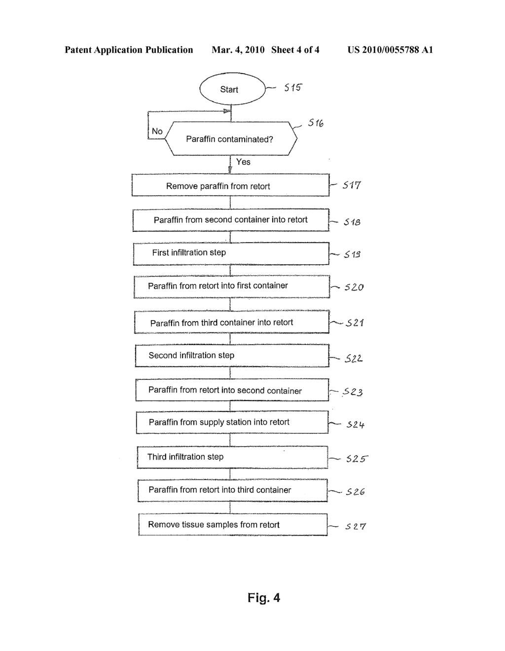 METHOD AND APPARATUS FOR INFILTRATING TISSUE SAMPLES WITH PARAFFIN - diagram, schematic, and image 05