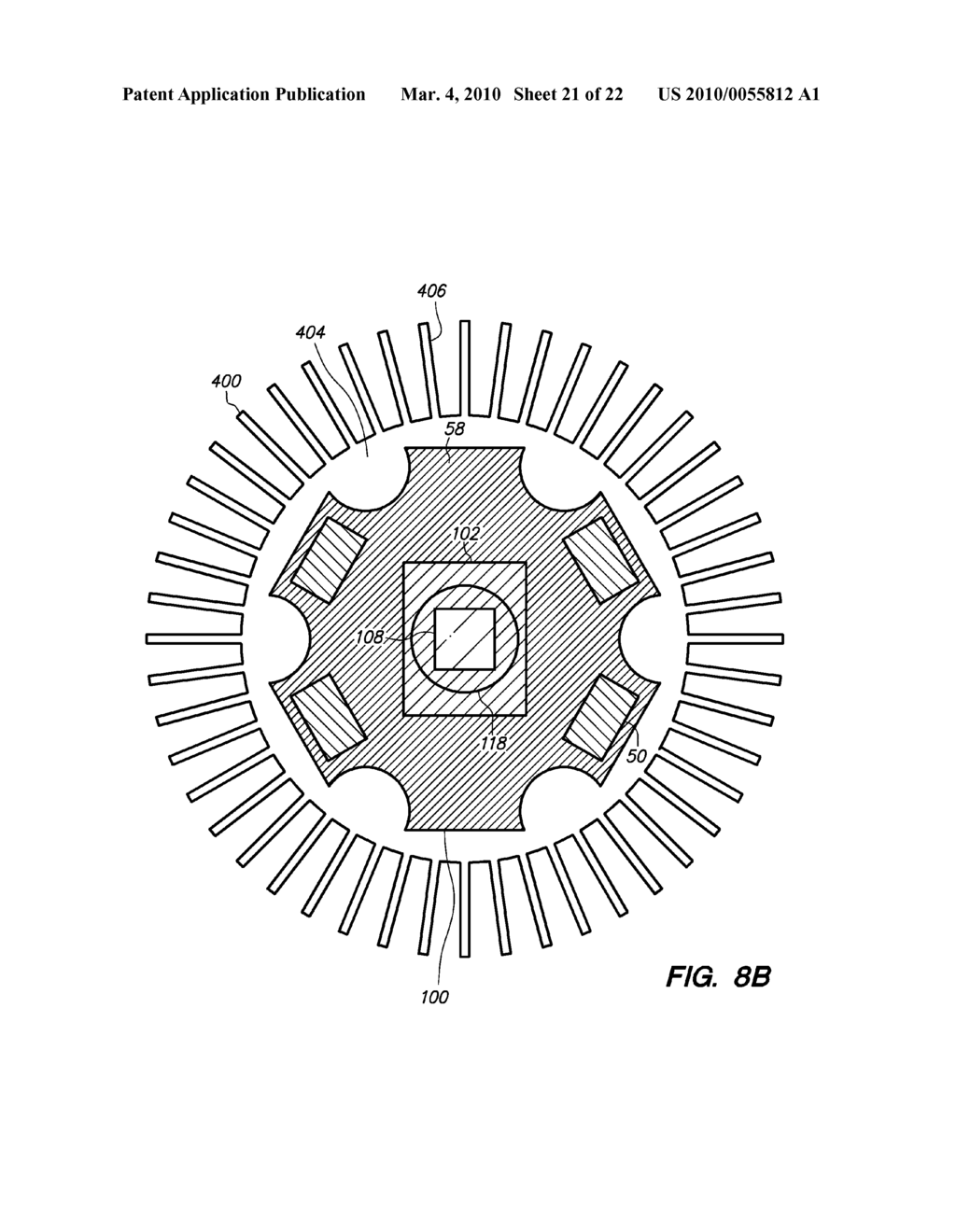 METHOD OF MAKING A SEMICONDUCTOR CHIP ASSEMBLY WITH A POST/BASE HEAT SPREADER AND A CONDUCTIVE TRACE - diagram, schematic, and image 22