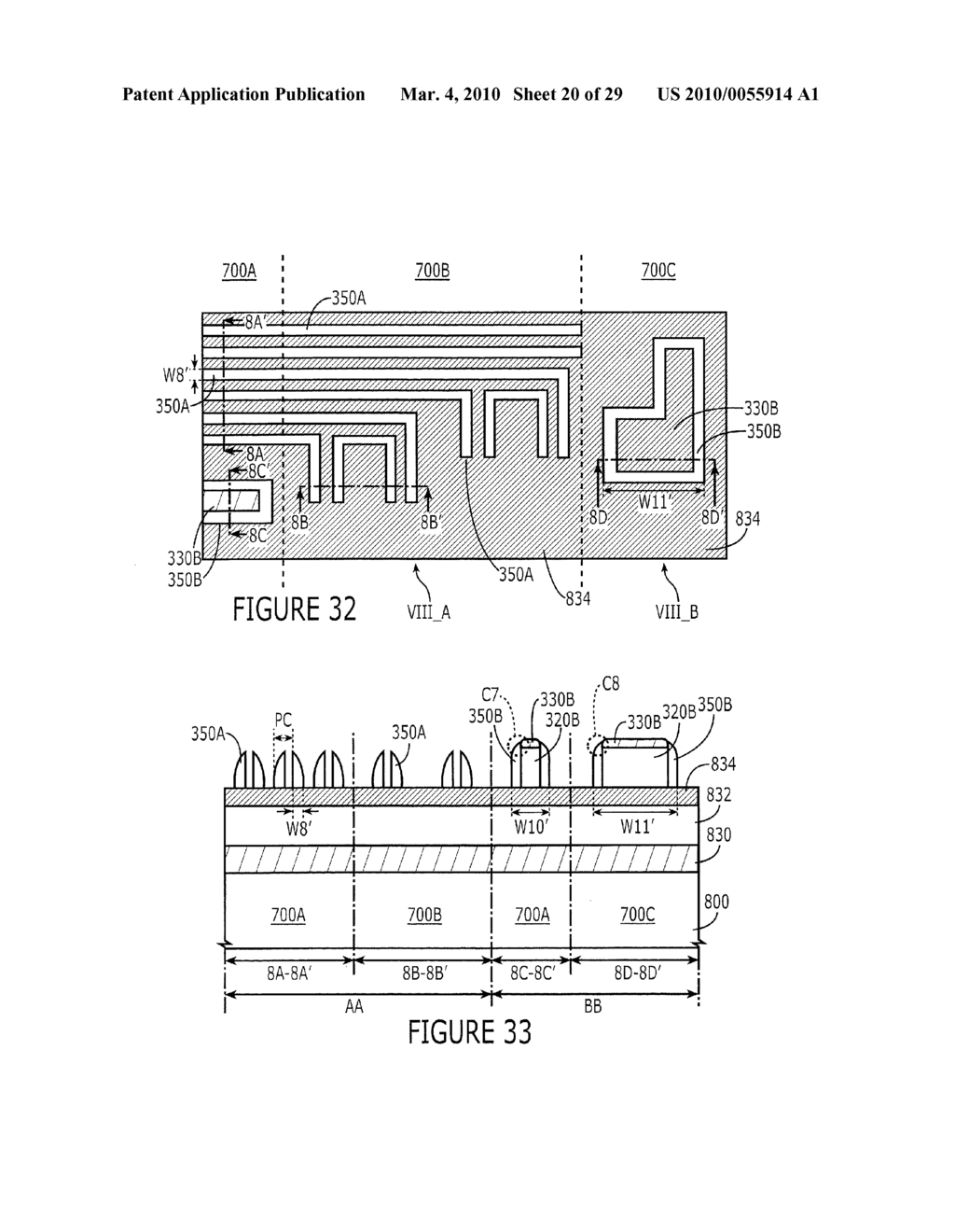 METHODS OF FORMING FINE PATTERNS IN SEMICONDUCTOR DEVICES - diagram, schematic, and image 21