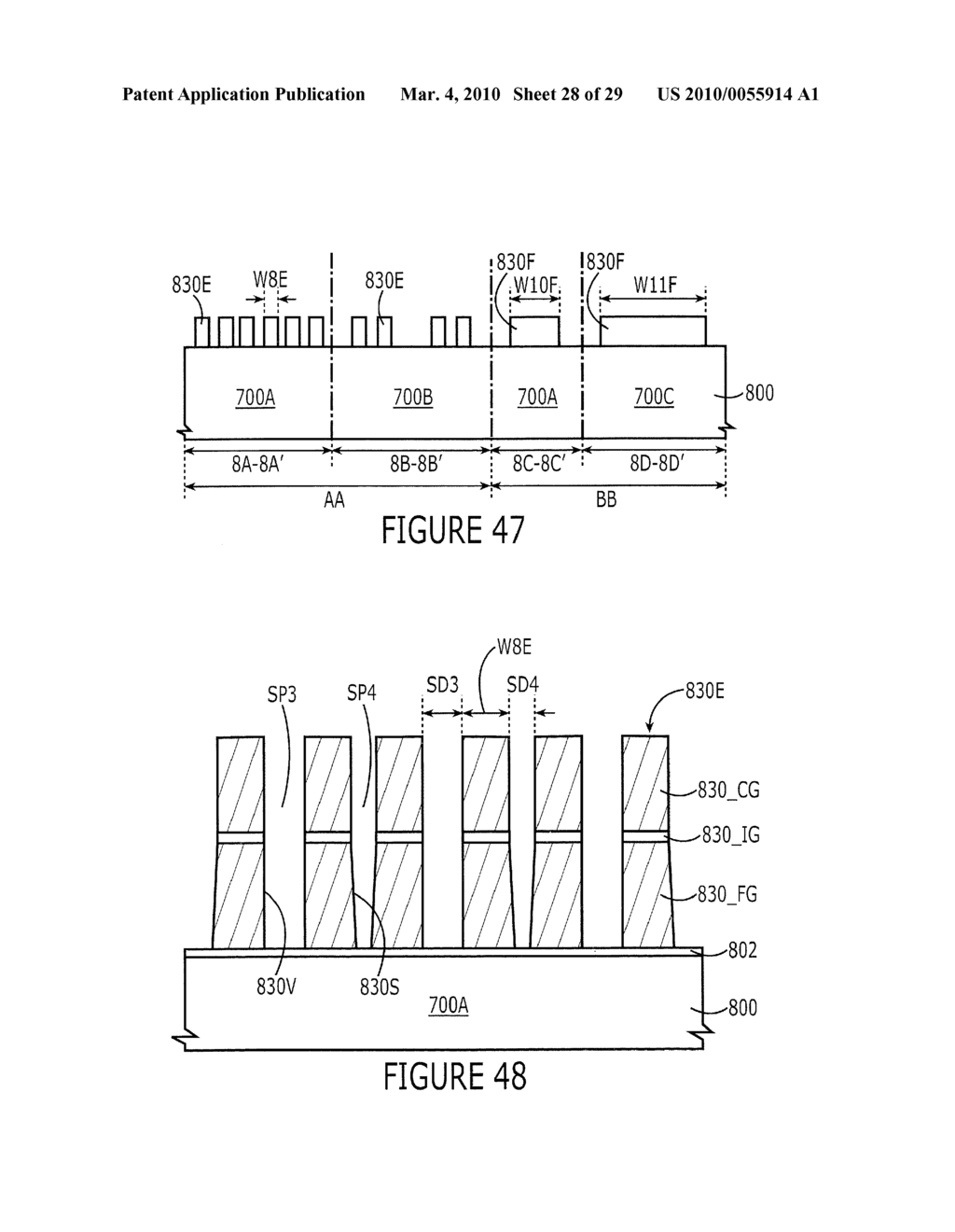 METHODS OF FORMING FINE PATTERNS IN SEMICONDUCTOR DEVICES - diagram, schematic, and image 29