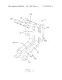 ELECTRICAL CONTACT HAVING ADDITIONAL MOUNTING FEET ARRANGED TO ENSURE RELIABLE ELECTRICAL CONNECTIONS WITH CONDUCTIVE PAD AROUND VIA OF CIRCUIT BOARD diagram and image