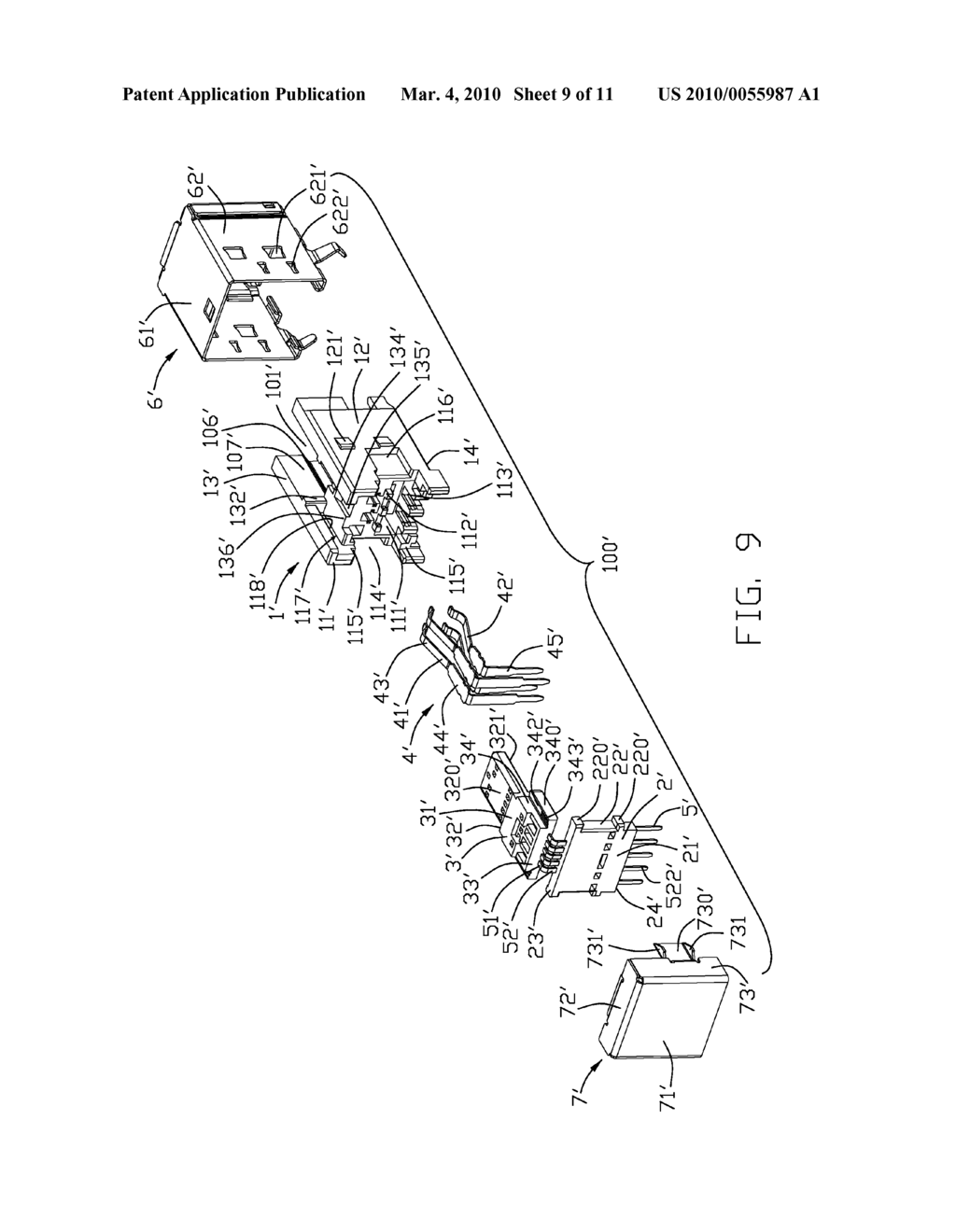 ELECTRICAL CONNECTOR WITH ADDITIONAL MATING PORT - diagram, schematic, and image 10