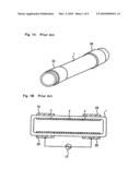 EXTERNAL-ELECTRODE DISCHARGE LAMP WITH NO LIGHT LEAKAGE FROM EXTERNAL ELECTRODE PORTION diagram and image