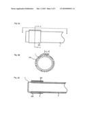 EXTERNAL-ELECTRODE DISCHARGE LAMP WITH NO LIGHT LEAKAGE FROM EXTERNAL ELECTRODE PORTION diagram and image