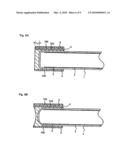 EXTERNAL-ELECTRODE DISCHARGE LAMP WITH NO LIGHT LEAKAGE FROM EXTERNAL ELECTRODE PORTION diagram and image