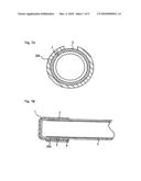 EXTERNAL-ELECTRODE DISCHARGE LAMP WITH NO LIGHT LEAKAGE FROM EXTERNAL ELECTRODE PORTION diagram and image