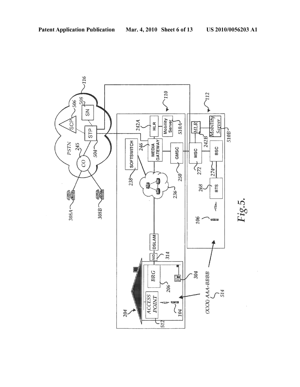 SYSTEM AND METHOD FOR PROVIDING INTEGRATED VOICE AND DATA SERVICES UTILIZING WIRED CORDLESS ACCESS WITH UNLICENSED SPECTRUM AND WIRED ACCESS WITH LICENSED SPECTRUM - diagram, schematic, and image 07