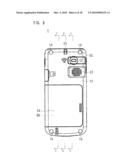 ANTENNA BUILT IN MOBILE PHONE, AND MOBILE PHONE diagram and image