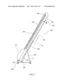 POSITIONING APPARATUS FOR FOLDABLE RUNNING MACHINE diagram and image