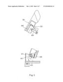 POSITIONING APPARATUS FOR FOLDABLE RUNNING MACHINE diagram and image