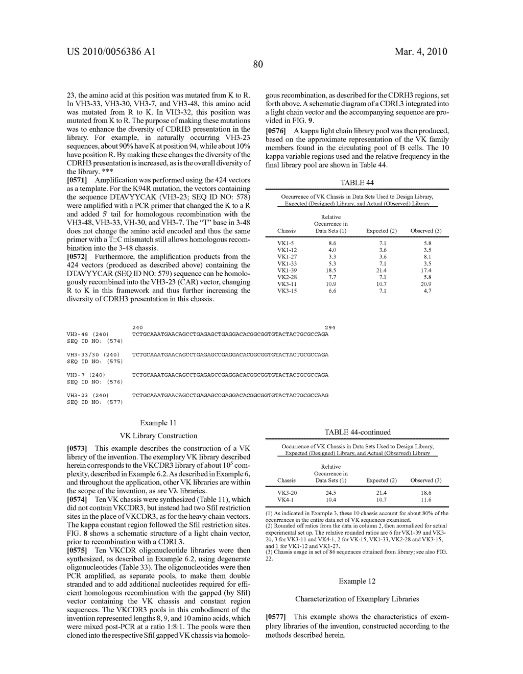 Rationally Designed, Synthetic Antibody Libraries and Uses Therefor - diagram, schematic, and image 107