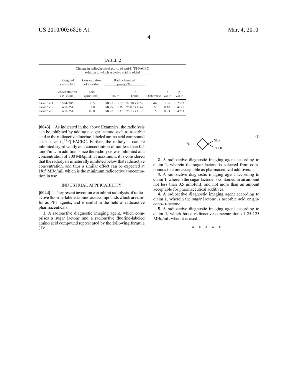 RADIOACTIVE DIAGNOSTIC IMAGING AGENT - diagram, schematic, and image 05