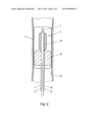 METHOD AND DEVICE FOR THE INTERMITTENT OCCLUSION OF A VEIN DRAINING THE ORGAN SYSTEM diagram and image