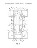 Disposable absorbent article having tailored leg edge diagram and image