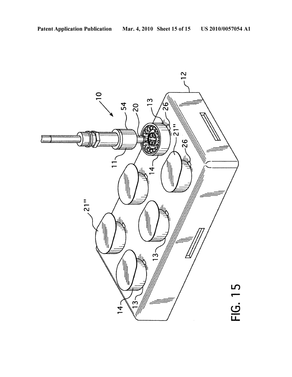 Apparatus and method for sterile docking of male medical line connectors - diagram, schematic, and image 16