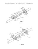 BONE ANCHOR FOR RECEIVING A ROD FOR STABILIZATION AND MOTION PRESERVATION SPINAL IMPLANTATION SYSTEM AND METHOD diagram and image