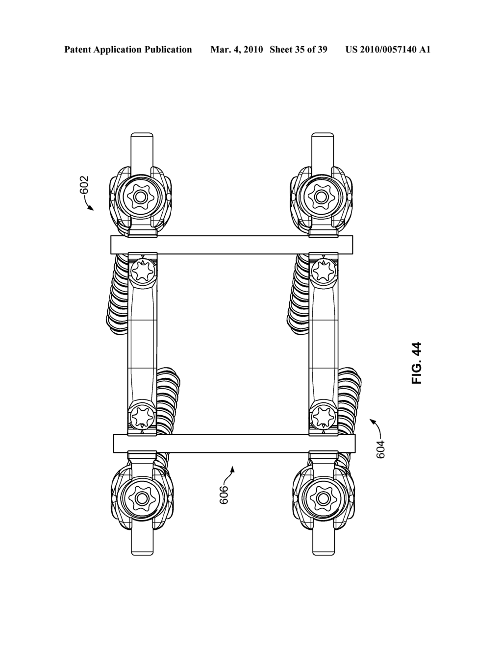 BONE ANCHOR FOR RECEIVING A ROD FOR STABILIZATION AND MOTION PRESERVATION SPINAL IMPLANTATION SYSTEM AND METHOD - diagram, schematic, and image 36