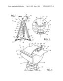 MOBILE APPARATUS FOR PROVIDING CRYOTHERAPY AND THERMOTHERAPY TO A REGION OF A KNEE BEING IN ELEVATED POSITION diagram and image