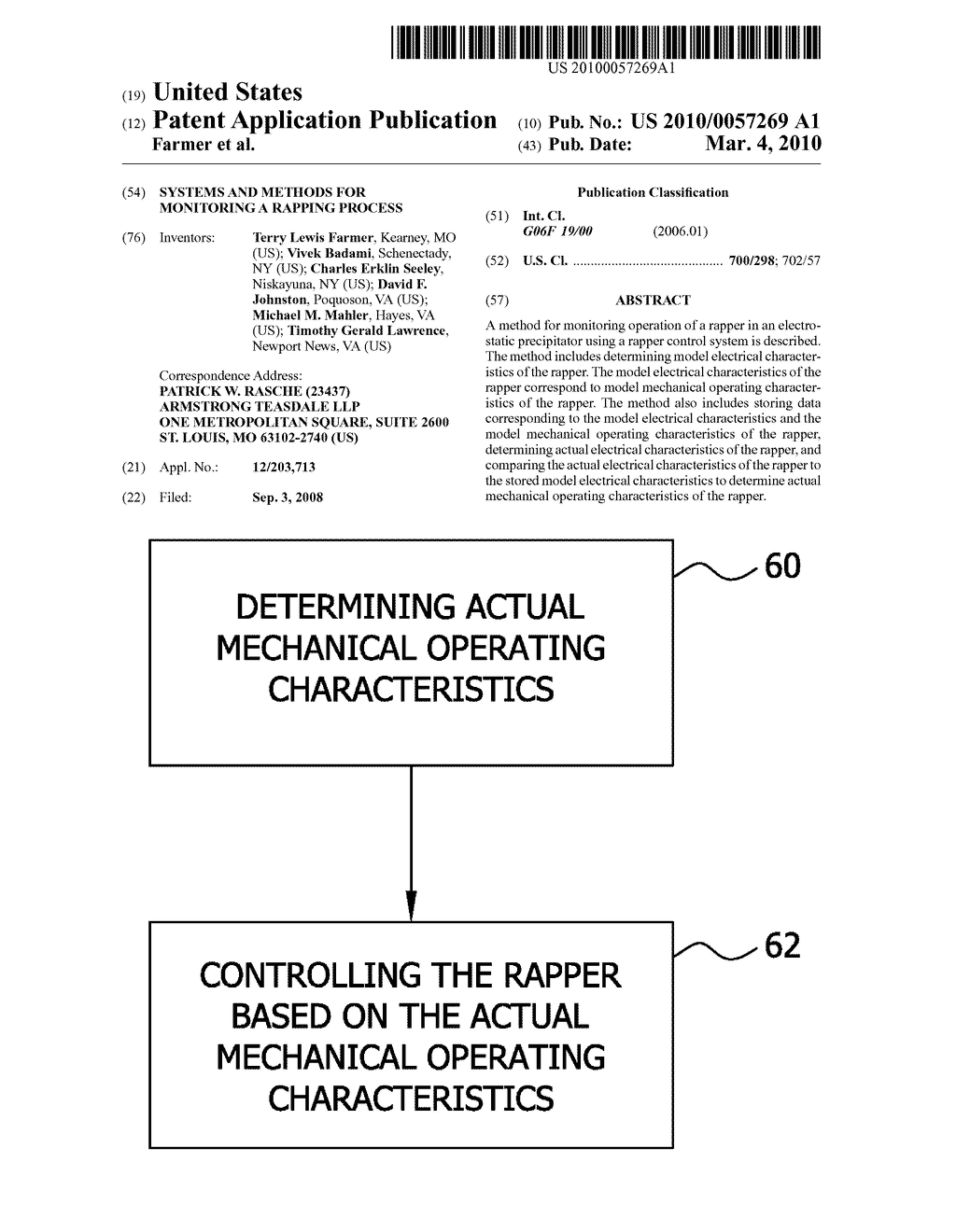 SYSTEMS AND METHODS FOR MONITORING A RAPPING PROCESS - diagram, schematic, and image 01