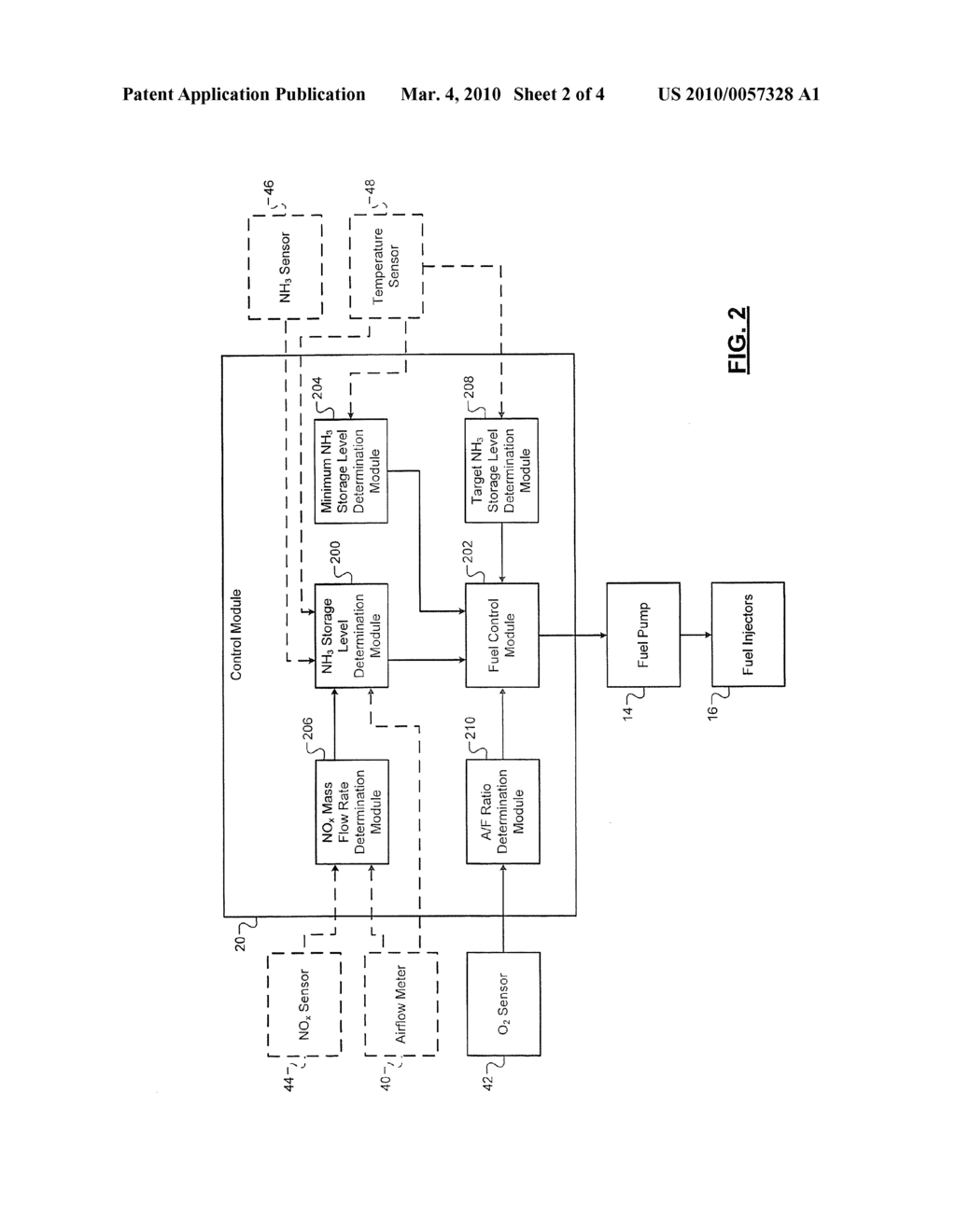 LEAN NITROGEN OXIDE EMISSION CONTROL SYSTEM AND METHOD - diagram, schematic, and image 03