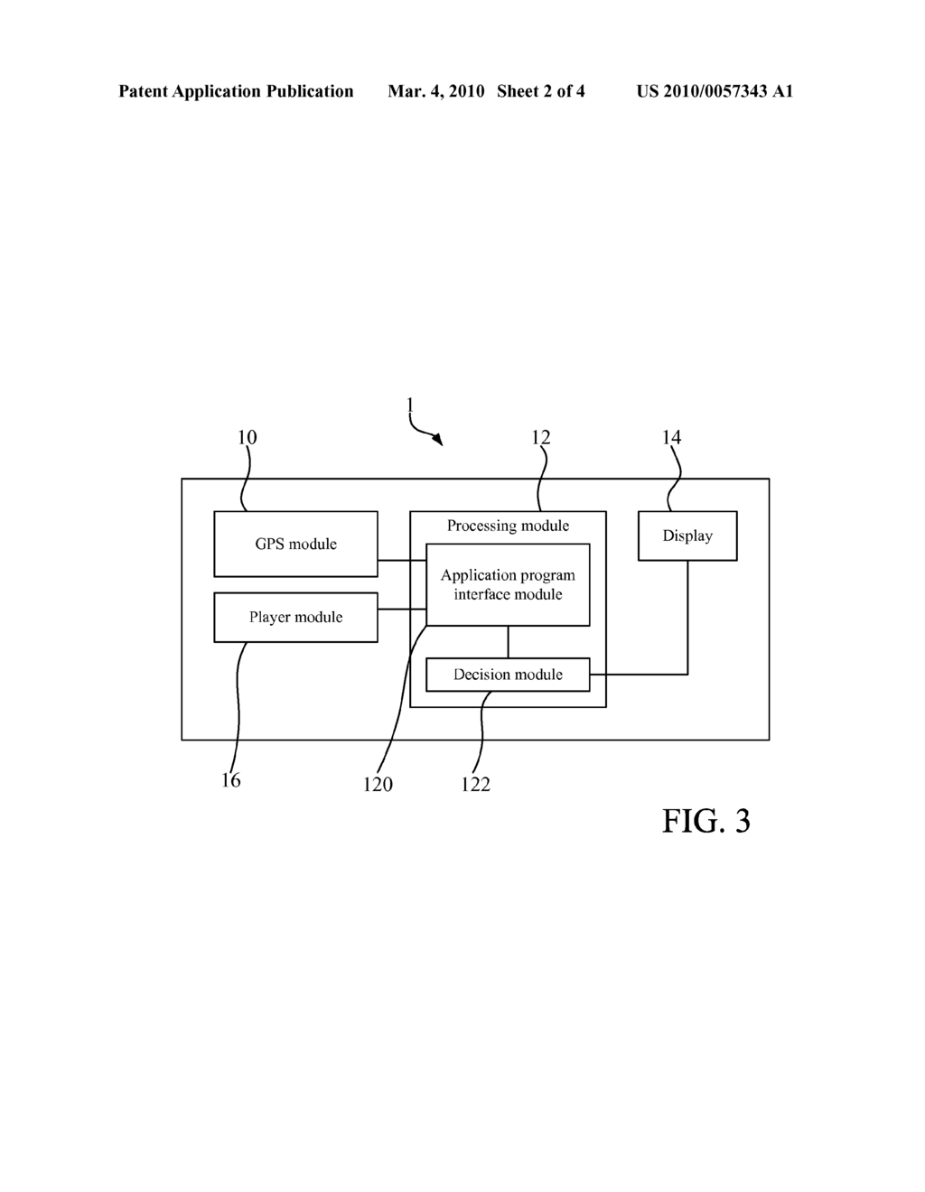 APPARATUS AND METHOD FOR DISPLAYING GPS INTERFACE - diagram, schematic, and image 03