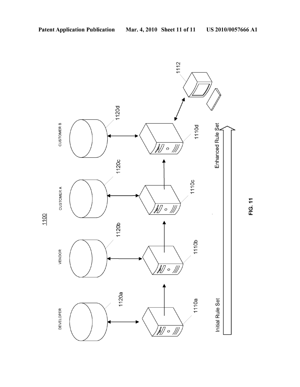 METHOD AND SYSTEM FOR ENHANCING AND MERGING COMPUTER OBJECT RULES - diagram, schematic, and image 12