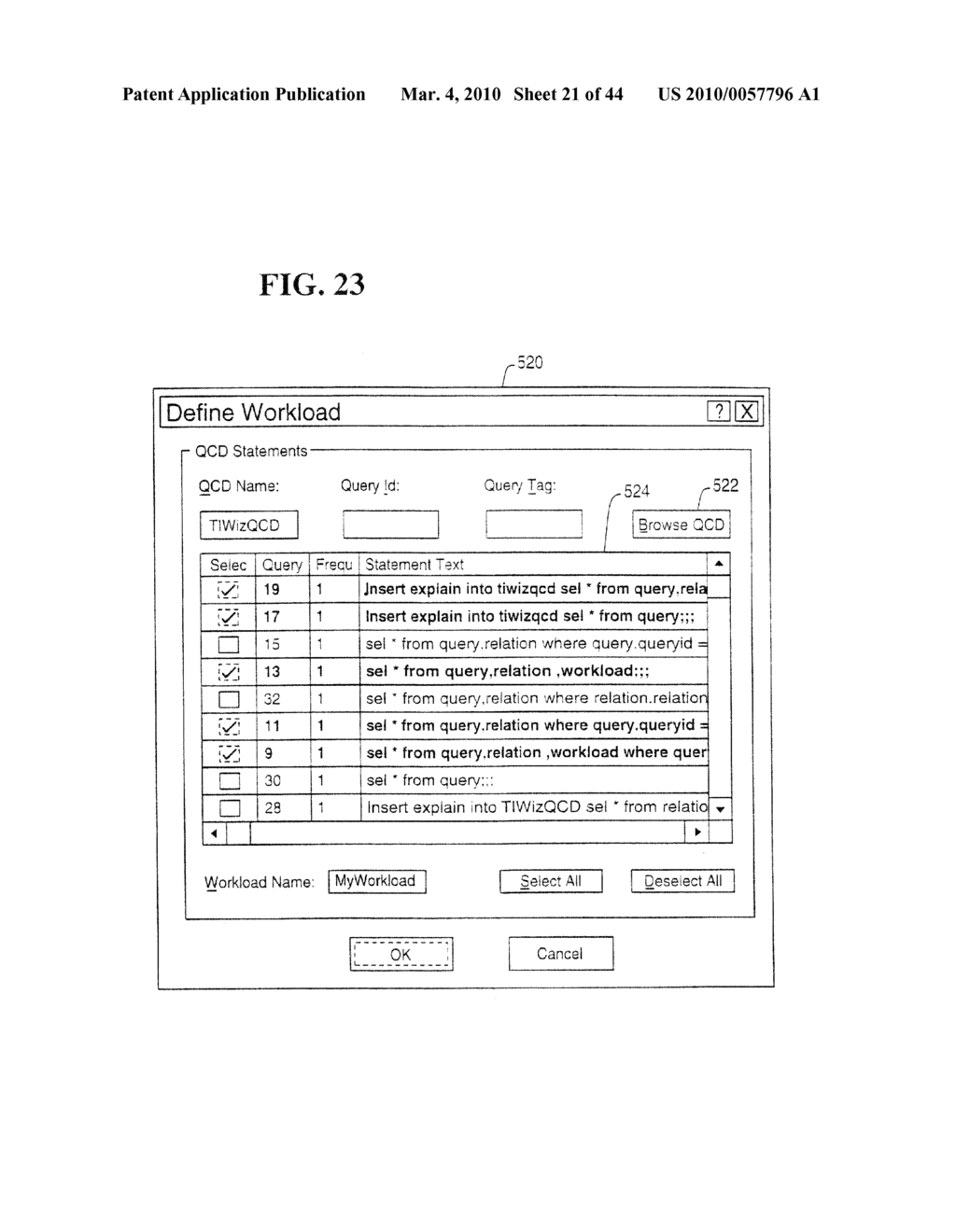 INDEX SELECTION IN A DATABASE SYSTEM - diagram, schematic, and image 22