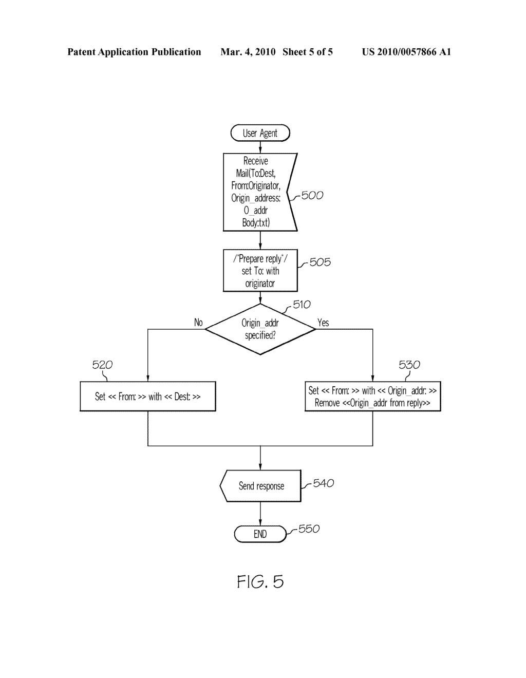 DELIVERING AND REPLYING TO EMAIL USING HIDDEN ADDRESS - diagram, schematic, and image 06