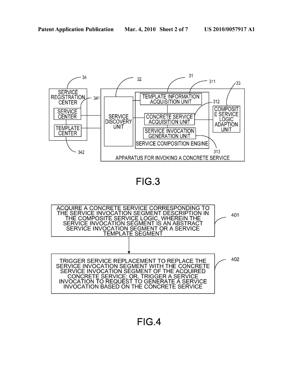 METHOD, APPARATUS AND SYSTEM FOR PROCESSING COMPOSITE SERVICE AND REPLACING SERVICE AND INVOKING SERVICE - diagram, schematic, and image 03