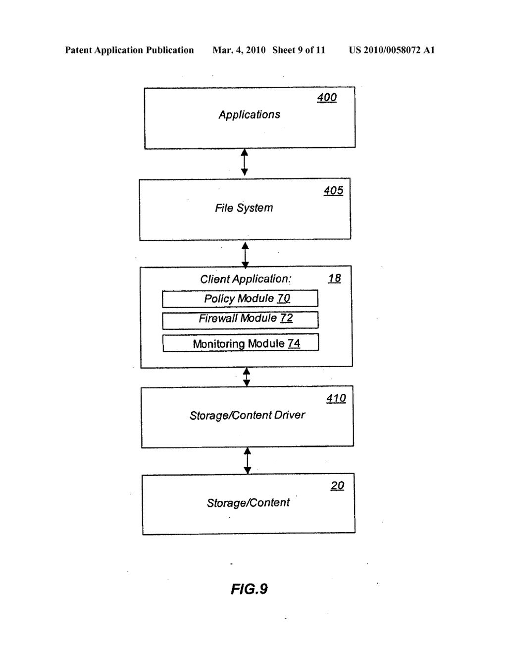 CONTENT CRYPTOGRAPHIC FIREWALL SYSTEM - diagram, schematic, and image 10