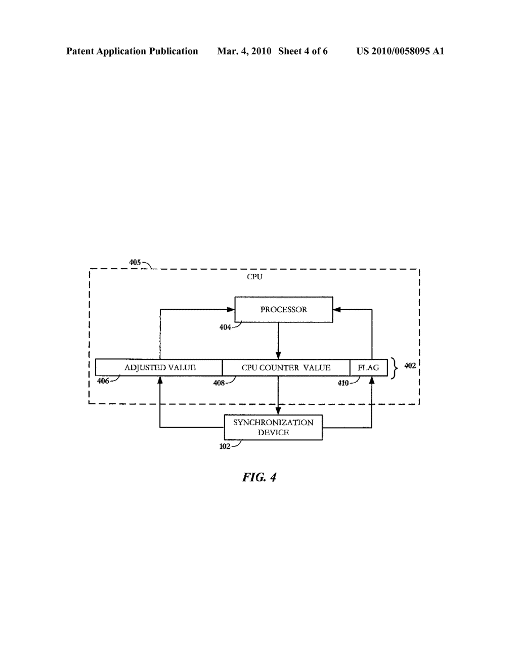 Method and Apparatus for Synchronizing Central Processing Units in a Multiprocessor Apparatus - diagram, schematic, and image 05