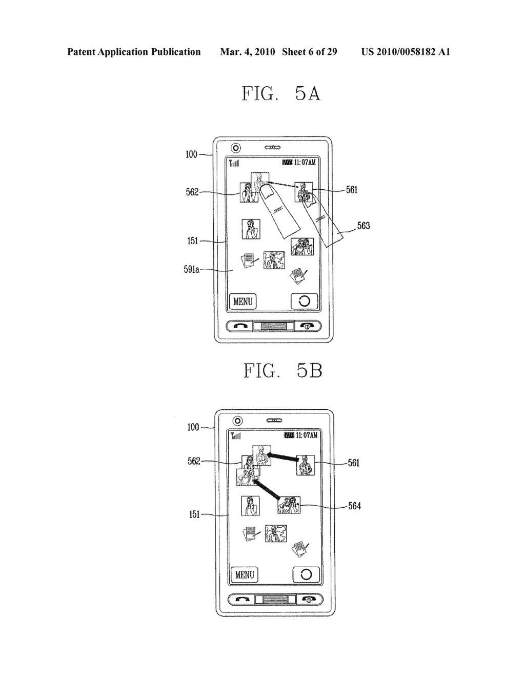MOBILE TERMINAL AND METHOD OF COMBINING CONTENTS - diagram, schematic, and image 07