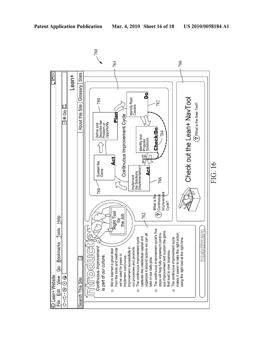 METHODS AND SYSTEMS FOR DEPLOYING A NAVIGATION TOOL ASSOCIATED WITH A CONTINUOUS IMPROVEMENT APPROACH FOR AN ENTERPRISE - diagram, schematic, and image 17