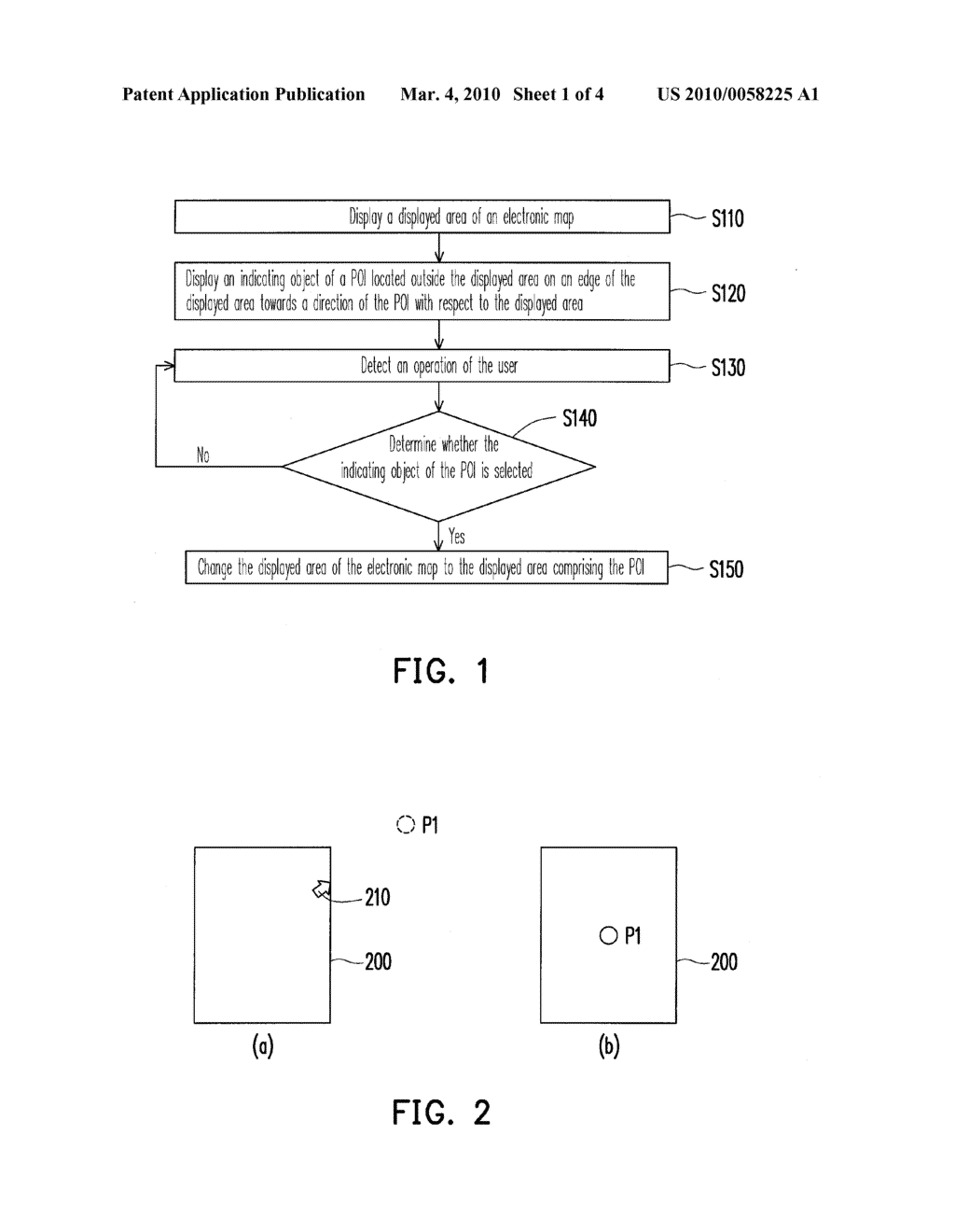 METHOD AND APPARATUS FOR OPERATING DISPLAYED AREA OF ELECTRONIC MAP AND RECORDING MEDIUM - diagram, schematic, and image 02