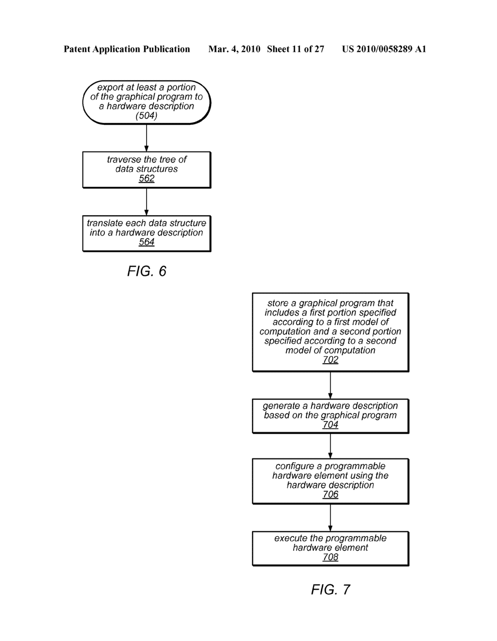 Generating a Hardware Description for a Programmable Hardware Element Based on a Graphical Program Including Multiple Models of Computation - diagram, schematic, and image 12