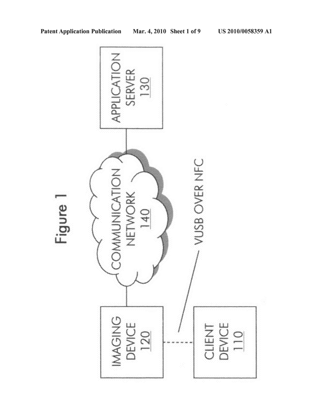 Virtual USB over NFC printing method and system - diagram, schematic, and image 02