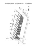 Low profile evaporative cooler diagram and image