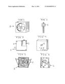 Automotive dash board mounted evaporative cooling system diagram and image