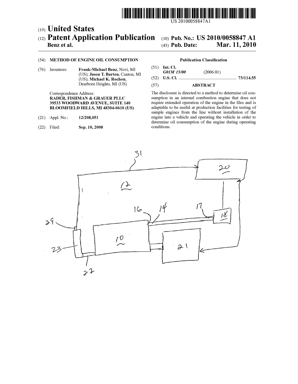 METHOD OF ENGINE OIL CONSUMPTION - diagram, schematic, and image 01