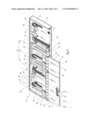 DEVICE FOR BRIDGING A GAP BETWEEN A PLATFORM AND A RAIL VEHICLE diagram and image