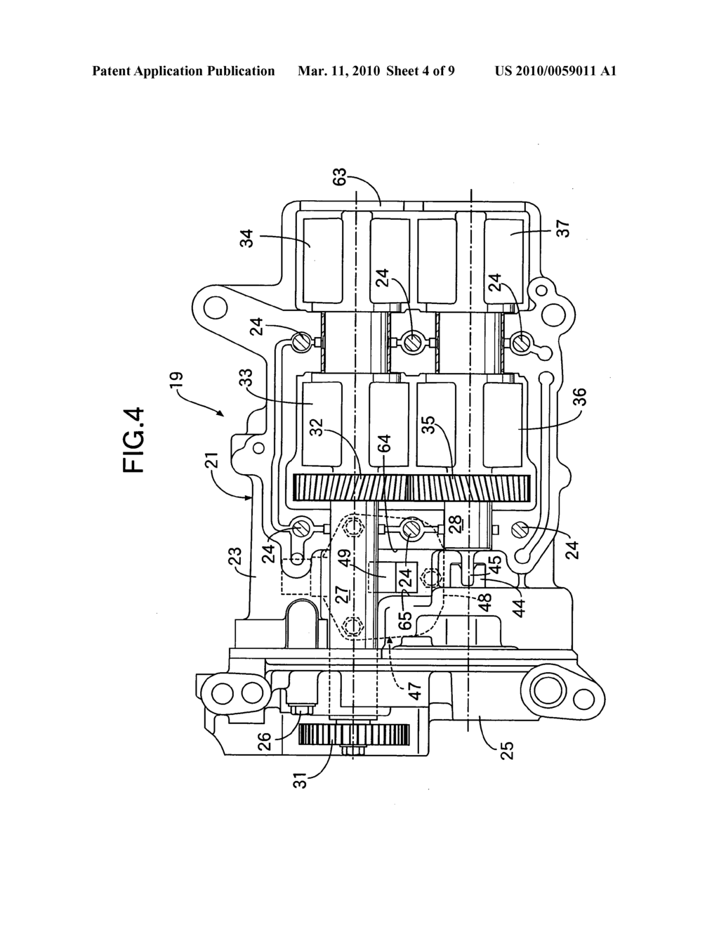 Oil sensor placement structure in engine - diagram, schematic, and image 05